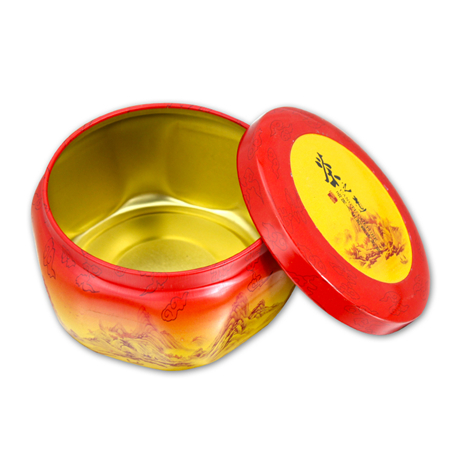 metal biscuit tin can